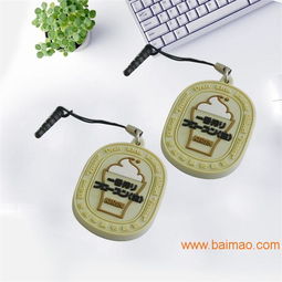 小物件大创意 硅胶卡通手机防尘塞，激活广告促销新思路